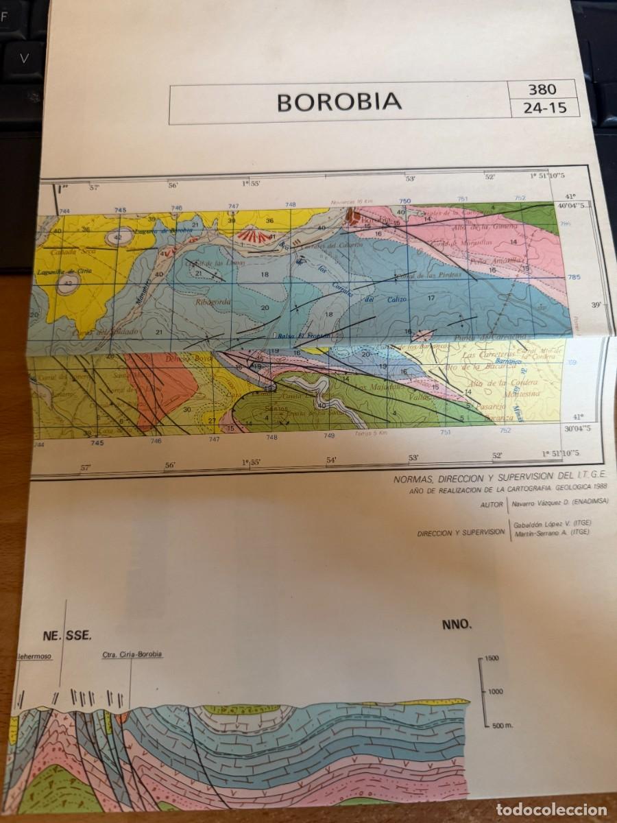 Cartes g&eacute;ographiques contemporaines: P-BORIA MAPA GEOLOGICO DE ESPA&Ntilde;A.ESCALA 1:50.000. INSTITUTO TECNOLOGICO GEOMINERO