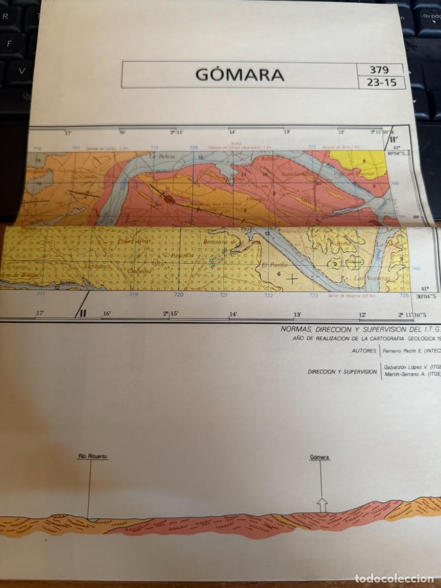Cartes g&eacute;ographiques contemporaines: P-GOMARA MAPA GEOLOGICO DE ESPA&Ntilde;A.ESCALA 1:50.000. INSTITUTO TECNOLOGICO GEOMINERO