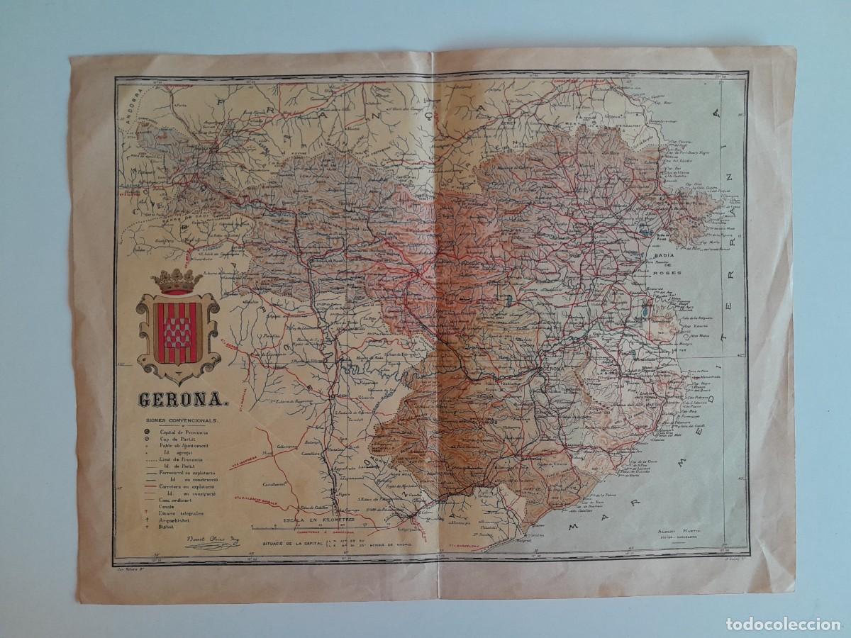 Mapas contempor&aacute;neos: MAPA GIRONA (c.1920)