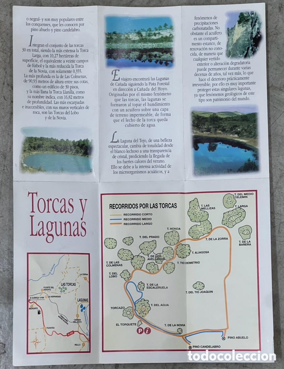 Mapas contempor&aacute;neos: Mapa. Torcas y Lagunas. Cuenca. - Foto 3