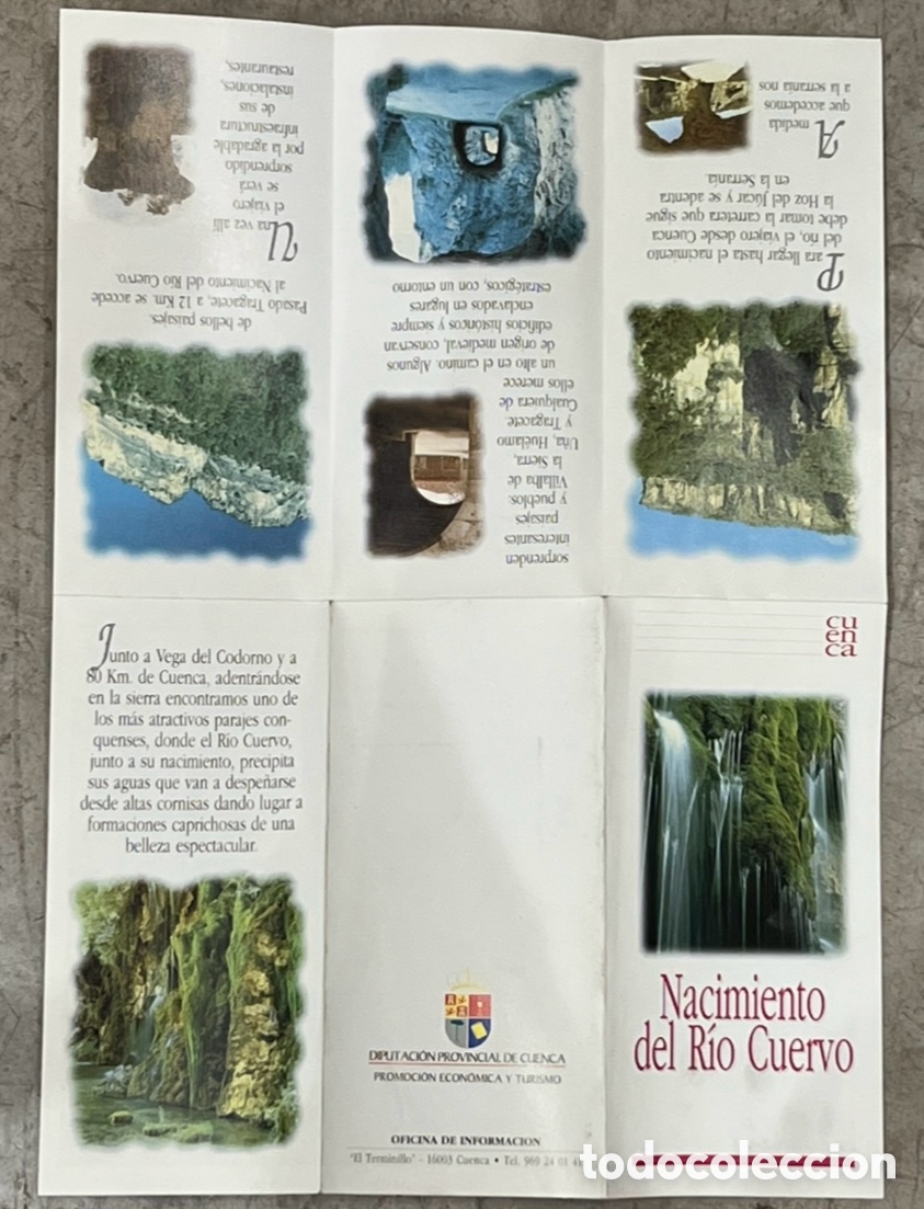 Mapas contempor&aacute;neos: Mapa. Nacimiento del R&iacute;o Cuervo. Cuenca. - Foto 4