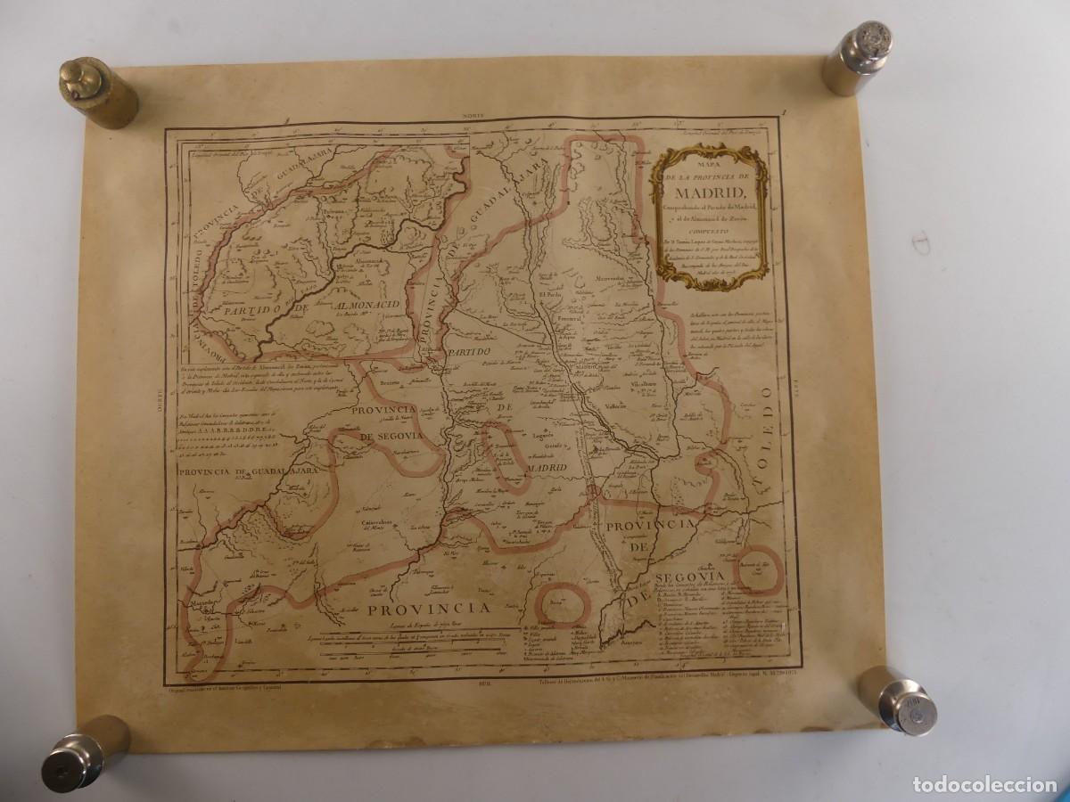 Mapas contempor&acirc;neos: ANTIGUA MAPA DE DE LA PROVINCIA DE MADRID
