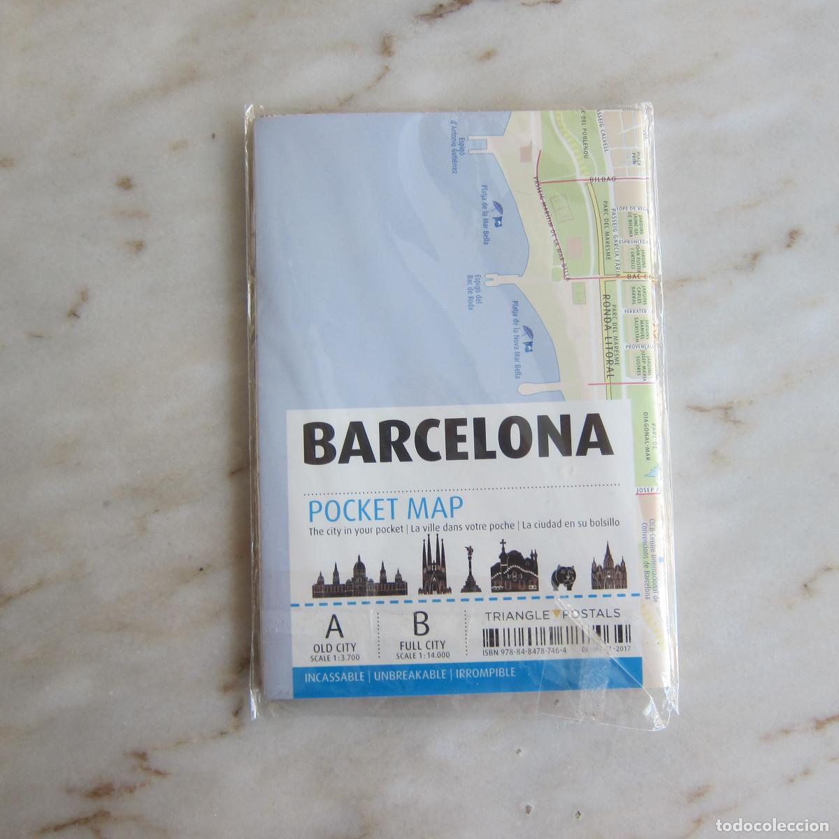 Mapas contempor&aacute;neos: BARCELONA POCKET MAP - GEOGRAF&Iacute;A Y VIAJES MAPA