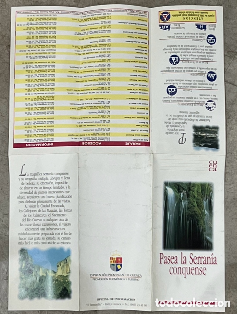 Mapas contempor&aacute;neos: Mapa. Pasea la Serran&iacute;a Conquense. Cuenca. - Foto 4