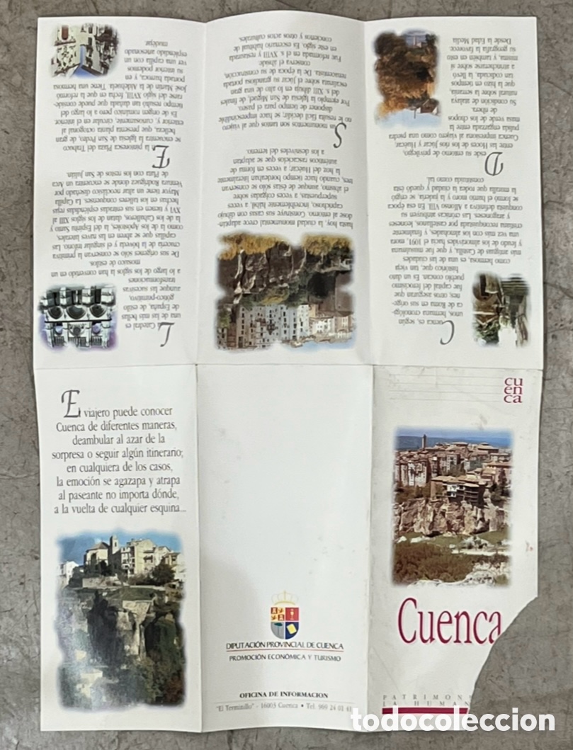 Mapas contempor&aacute;neos: Mapa. Cuenca. Patrimonio de la Humanidad. Cuenca. - Foto 4