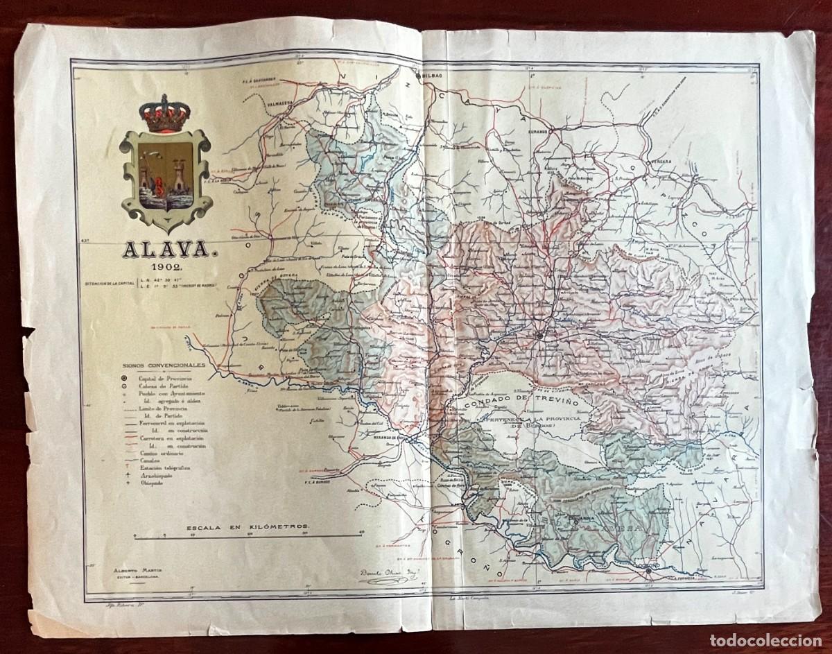 Contemporary maps: MAPA DE LA PROVINCIA DE ALAVA 1902, PROCEDENTE DEL ATLAS GEOGRAFICO IBERO-AMERICANO, ESPA&Ntilde;A