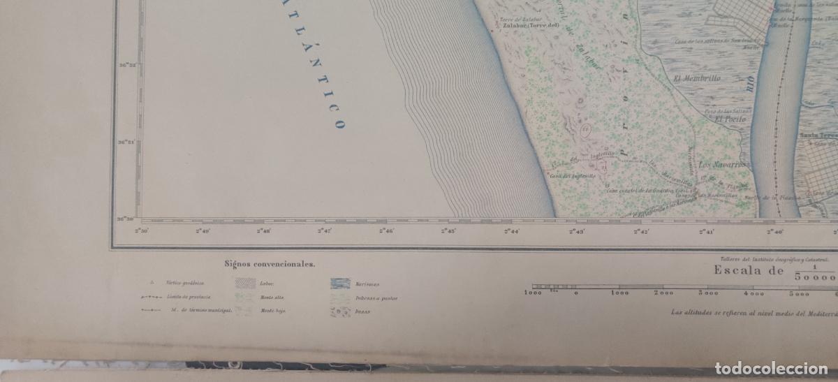 Mapas contempor&aacute;neos: Mapa entelado. Palacio de Do&ntilde;ana. - Foto 4