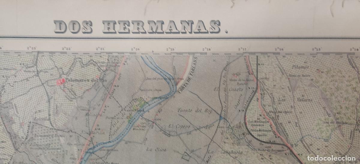 Mapas contempor&aacute;neos: Mapa entelado. Dos Hermanas. - Foto 2