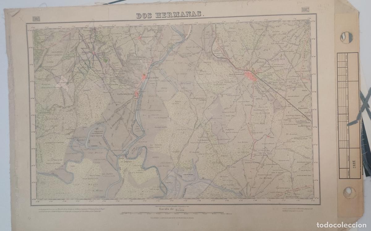Mapas contempor&aacute;neos: Mapa entelado. Dos Hermanas.