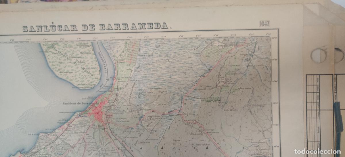 Mapas contempor&aacute;neos: Mapa entelado. Sanlucar de Barrameda - Foto 2