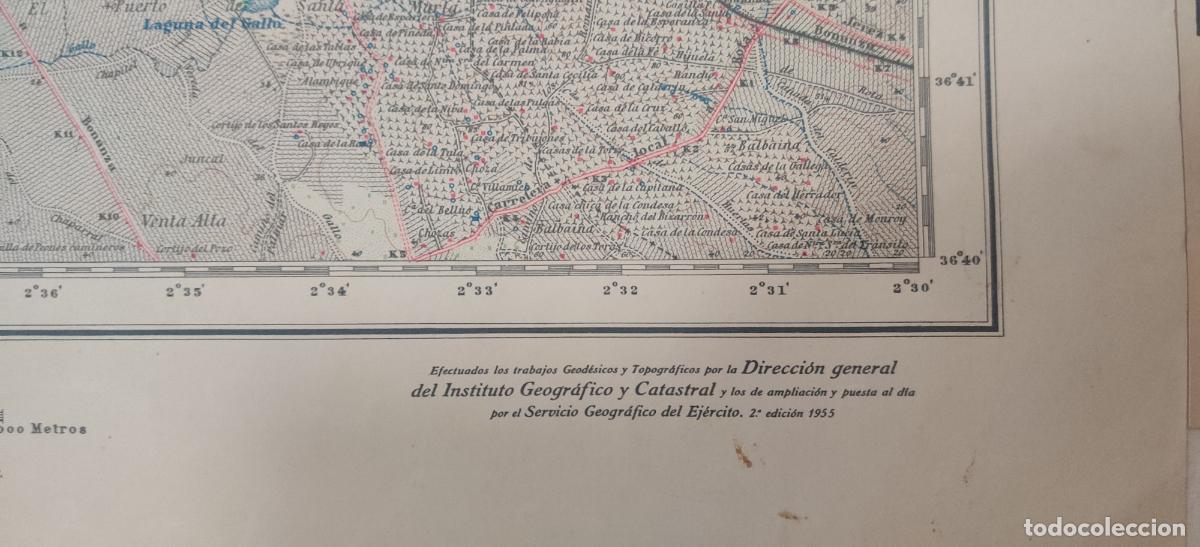 Mapas contempor&aacute;neos: Mapa entelado. Sanlucar de Barrameda - Foto 3