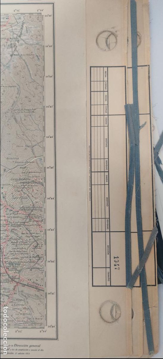 Mapas contempor&aacute;neos: Mapa entelado. Sanlucar de Barrameda - Foto 5