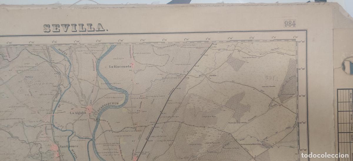 Mapas contempor&aacute;neos: Mapa entelado. Sevilla - Foto 2