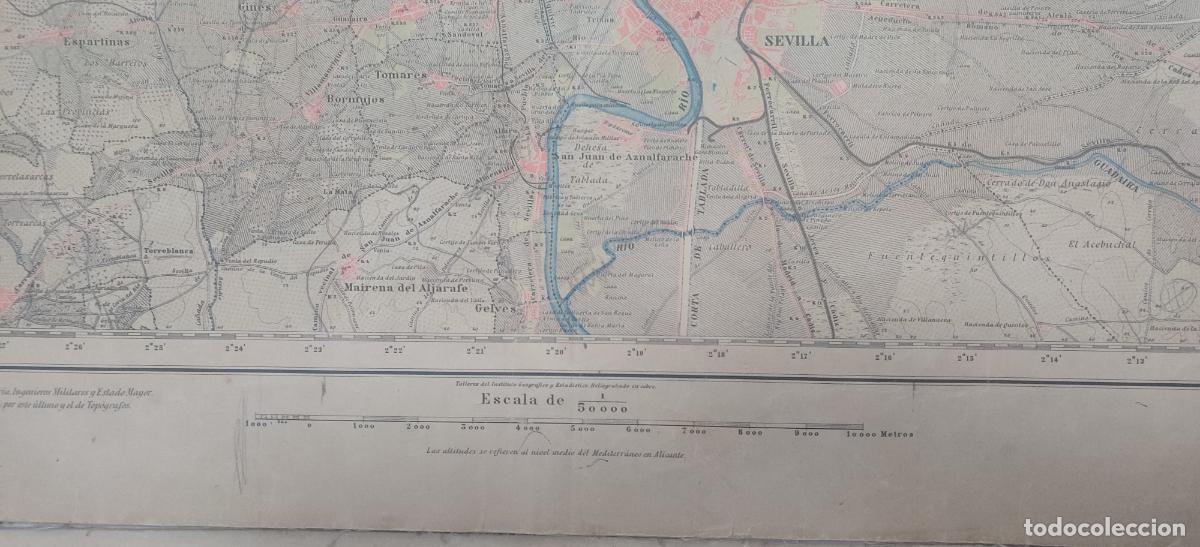 Mapas contempor&aacute;neos: Mapa entelado. Sevilla - Foto 5