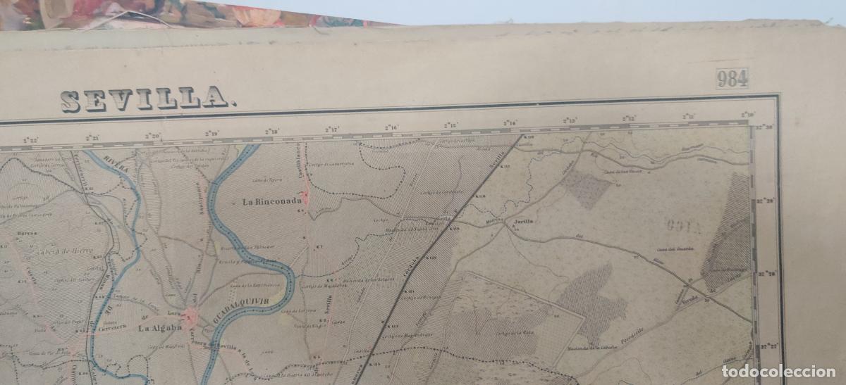 Mapas contempor&aacute;neos: Mapa entelado. Sevilla - Foto 6