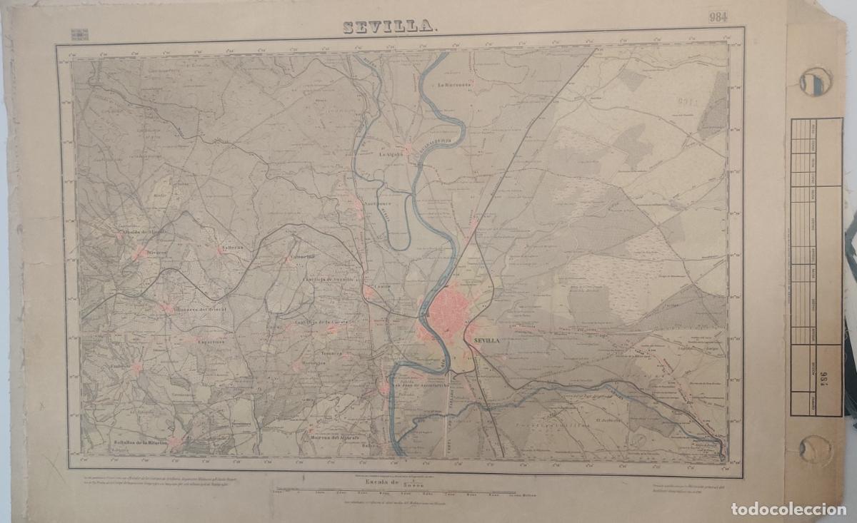 Mapas contempor&aacute;neos: Mapa entelado. Sevilla - Foto 1