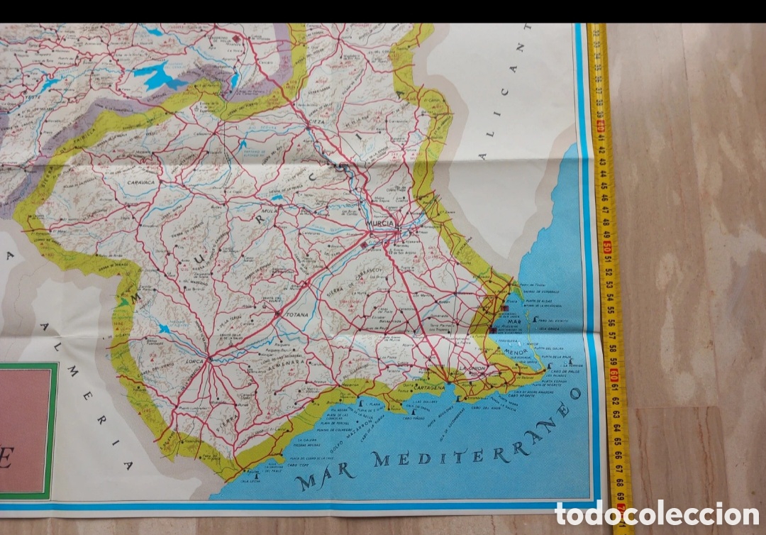 Mapas contempor&aacute;neos: Mapa de Murcia y Albacete - Foto 2