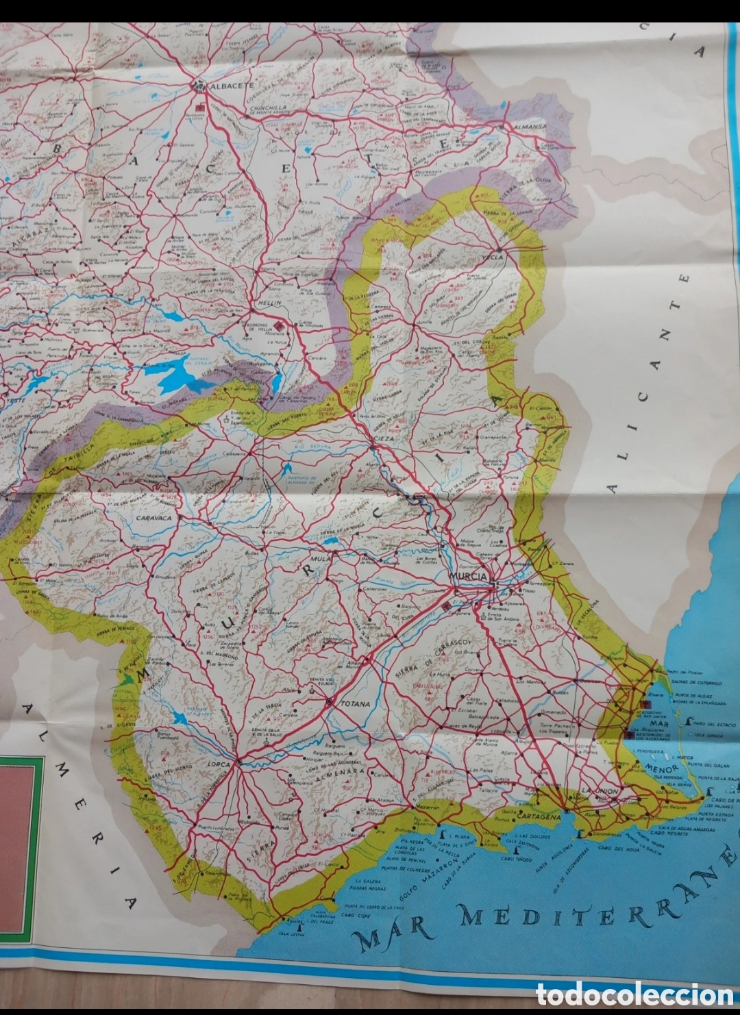 Mapas contempor&aacute;neos: Mapa de Murcia y Albacete - Foto 5