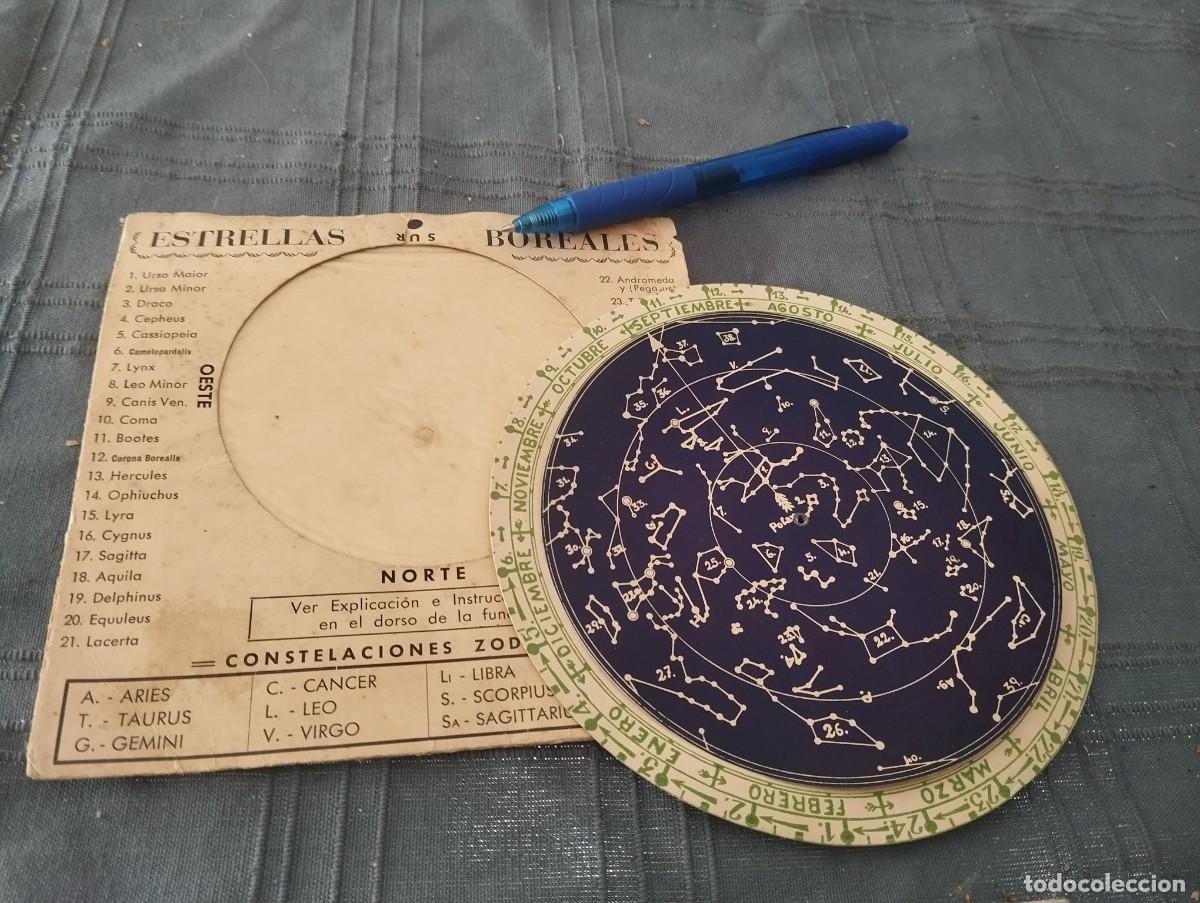 Mapas contempor&aacute;neos: RARO DISCO CONSTELACIONES ZODIACALES ESTRELLAS BOREALES