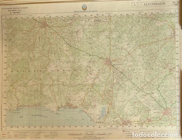 Mapas contempor&aacute;neos: Colecci&oacute;n mapas militares Espa&ntilde;a 1:50.000