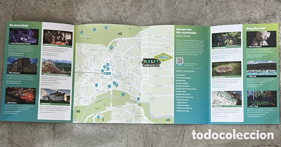 Mapas contempor&aacute;neos: Mapa. Discover ILKLEY. UK. - Foto 3