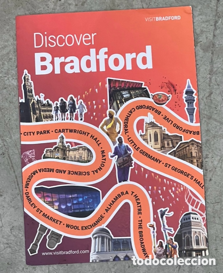 Mapas contempor&aacute;neos: Mapa. Discover BRADFORD. UK.