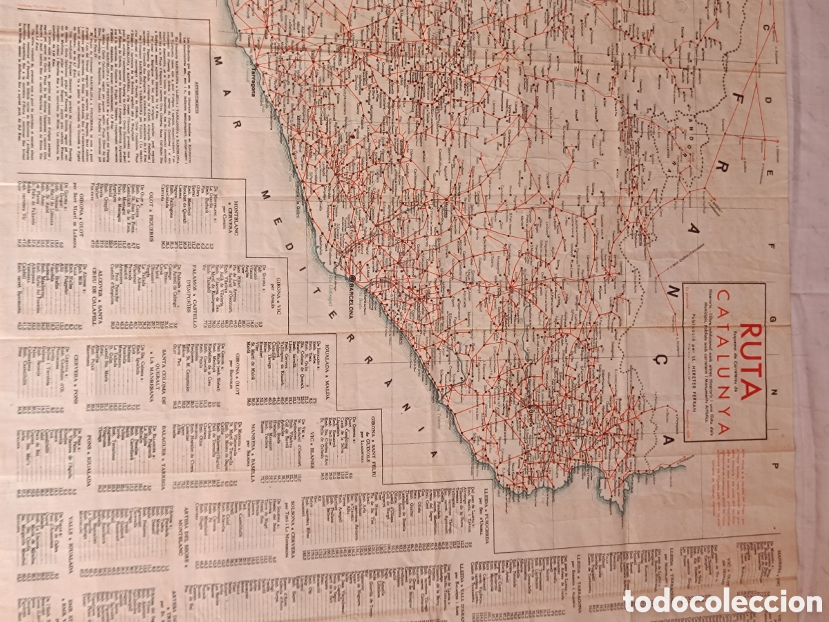 Mapas contempor&aacute;neos: Mapa de Catalunya de tela satinada - Foto 4