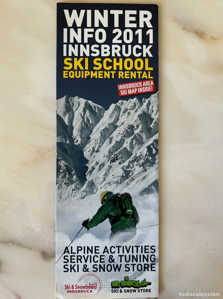 Mapas contempor&aacute;neos: WINTER INFO 2011 INNSBRUCK - SKI MAP - AUSTRIA