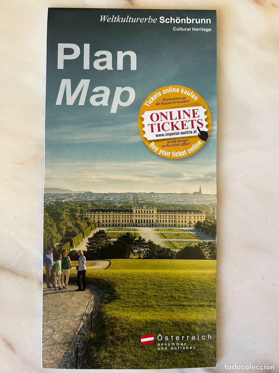 Mapas contempor&aacute;neos: PLAN MAP SCH&Ouml;NBRUNN - &Ouml;STERREICH - AUSTRIA - CULTURAL HERITAGE - 2017
