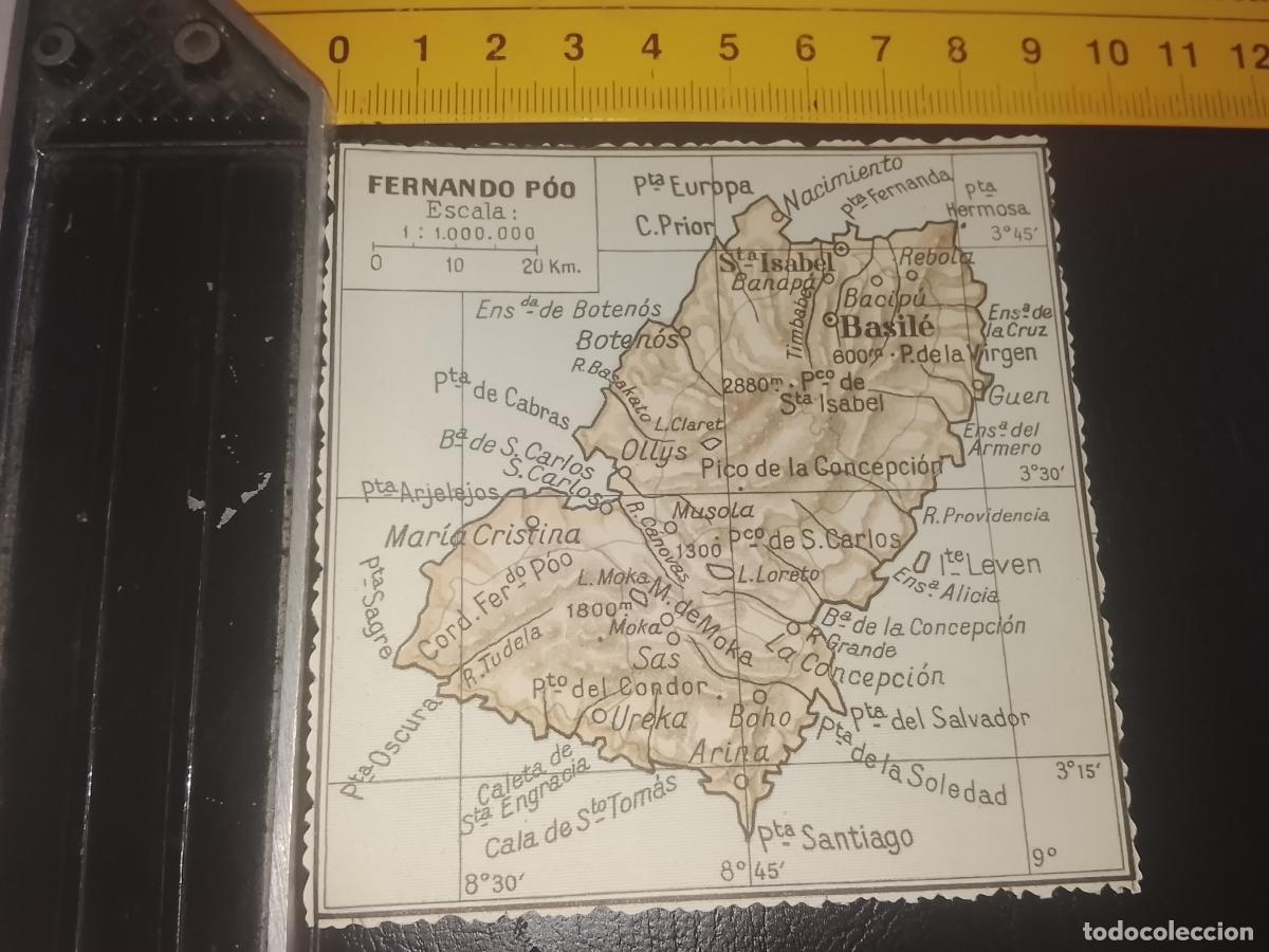 Mapas contempor&aacute;neos: plano mapa FERNANDO POO