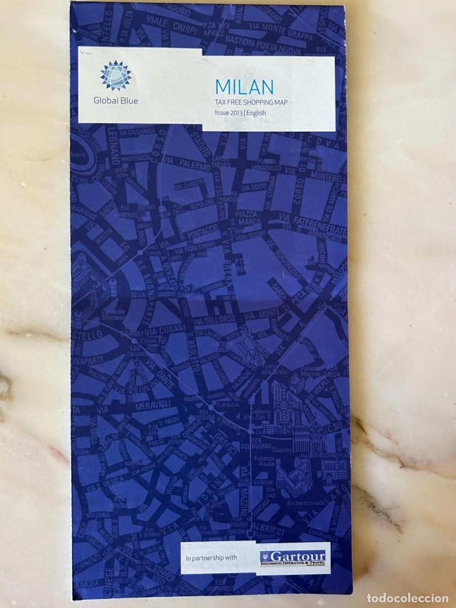 Contemporary maps: MILAN - ITALY - CITY MAP - SHOPPING MAP - 2013 ENGLISH