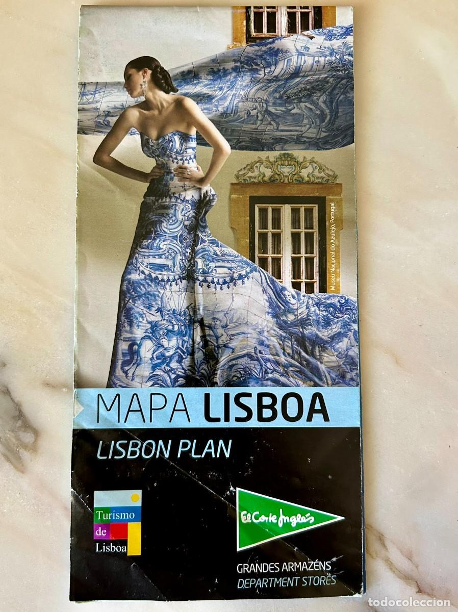 Contemporary maps: MAPA LISBOA - LISBON PLAN - EL CORTE INGL&Eacute;S - PORTUGAL 1999