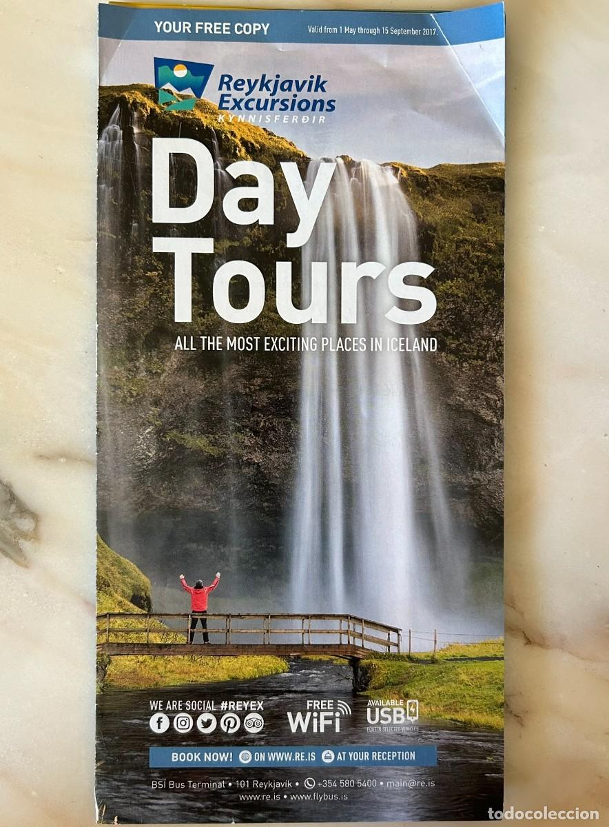 Mappe contemporanee: REYKJAVIK EXCURSIONS DAY TOURS ICELAND - TOURIST MAP - FLYBUS AIRPORT TRANSFERS