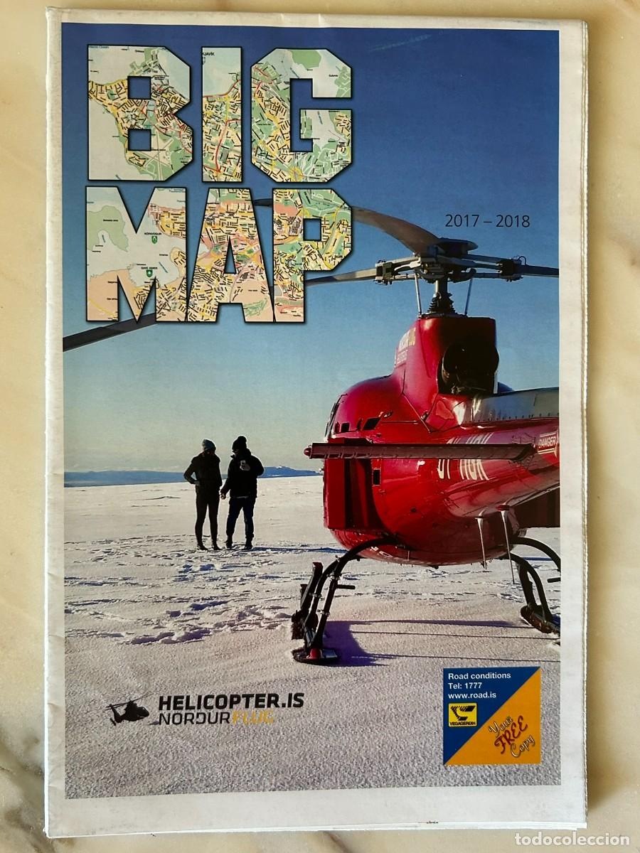 Mappe contemporanee: BIG MAP - ICELAND - TOURIST MAP 2017-2018