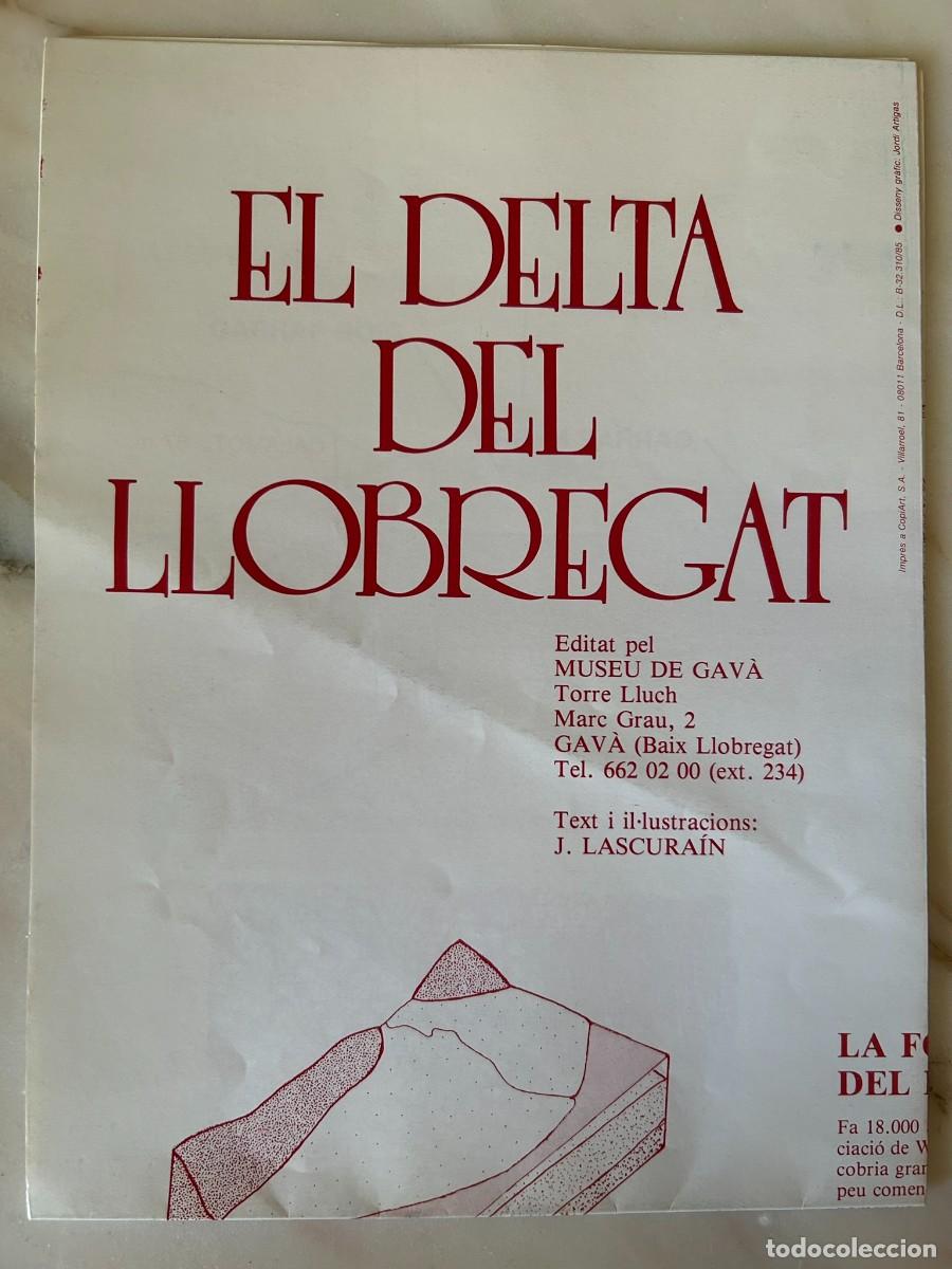 Mappe contemporanee: EL DELTA DEL LLOBREGAT - MAPA IL&middot;LUSTRAT - MUSEU DE GAV&Agrave; - J. LASCURAIN - EN CATAL&Agrave; - 1988