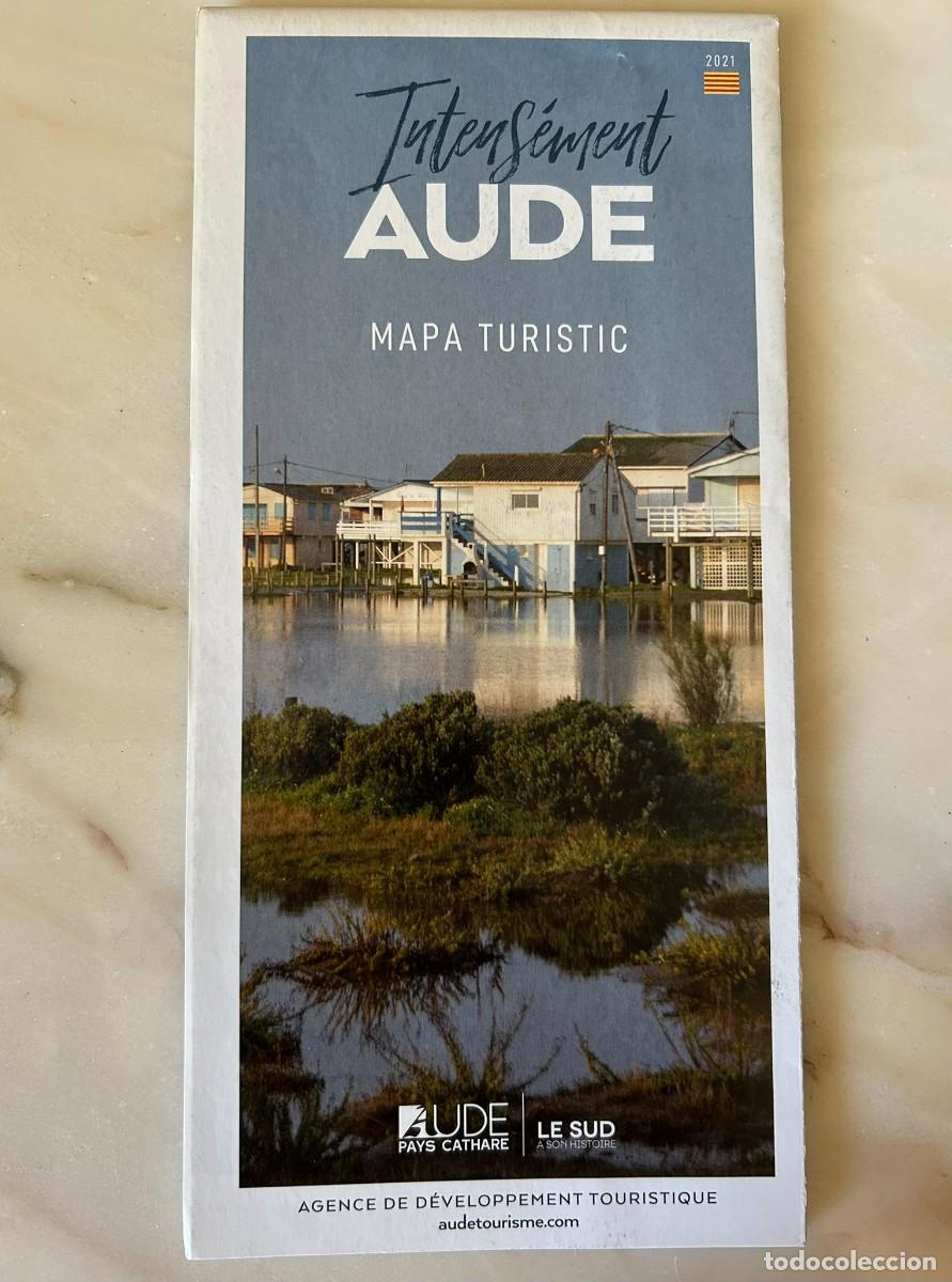 Mappe contemporanee: AUDE PAYS CATHARE - FRANCE - MAPA TUR&Iacute;STIC VERSI&Oacute; EN CATAL&Agrave; - 2021