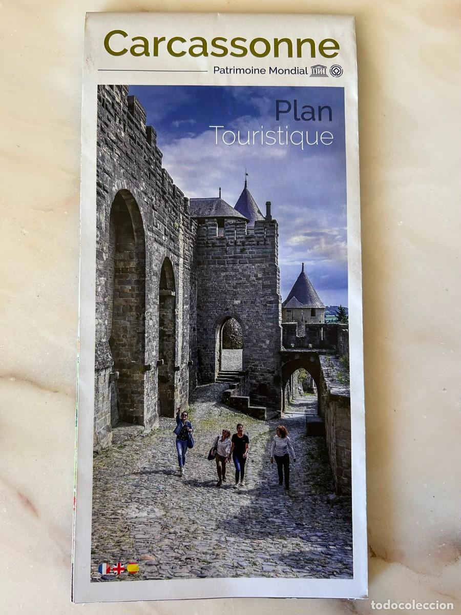 Mappe contemporanee: CARCASSONNE PATRIMOINE MONDIAL - CARTE TOURISTIQUE - TOURIST MAP - MAPA TUR&Iacute;STICO - FRANCE 2015