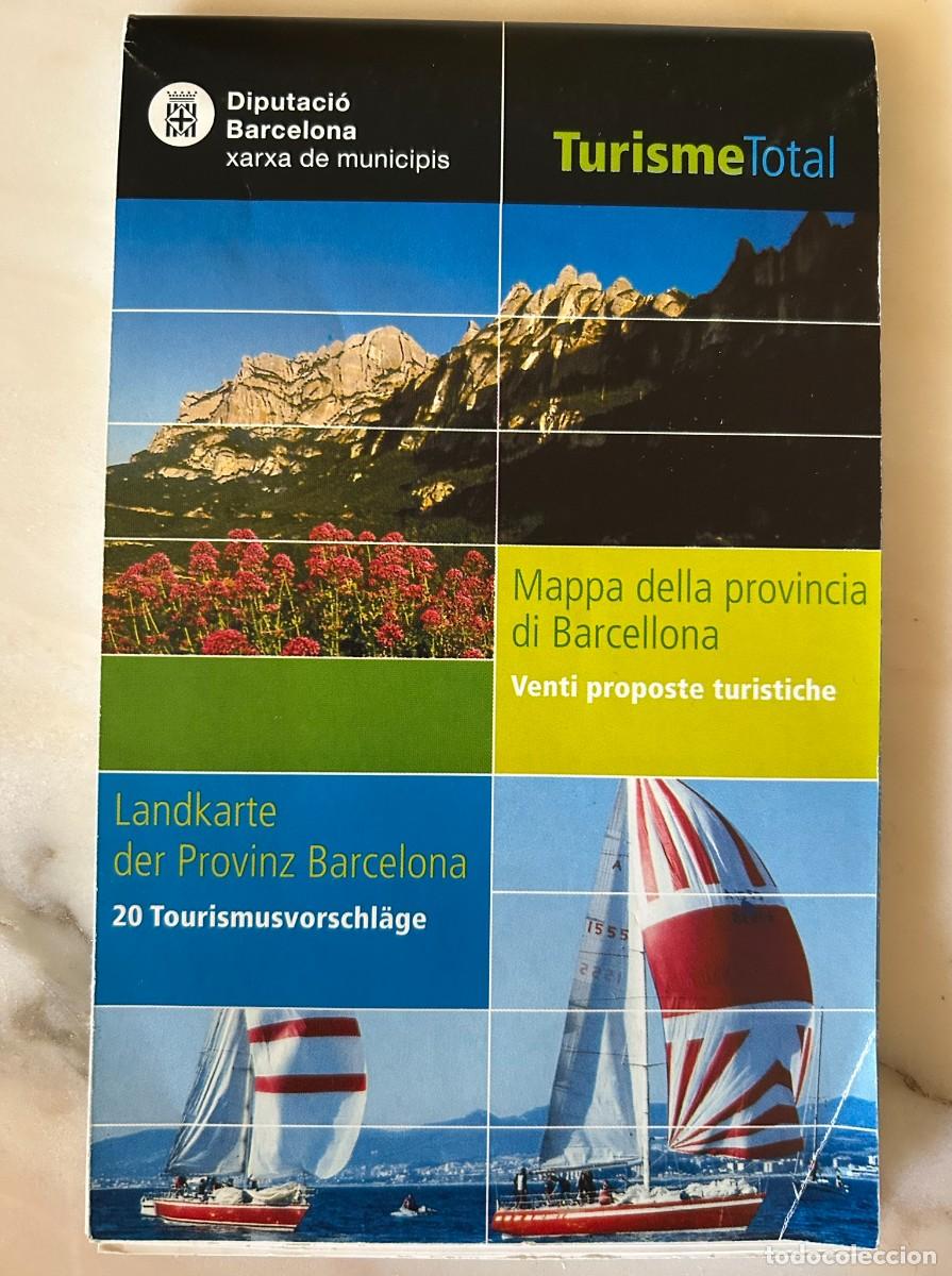 Mapas contempor&aacute;neos: MAPA DELLA PROVINCIA DI BARCELONA - LANDKARTE DER PROVINZ BARCELONA - 2007