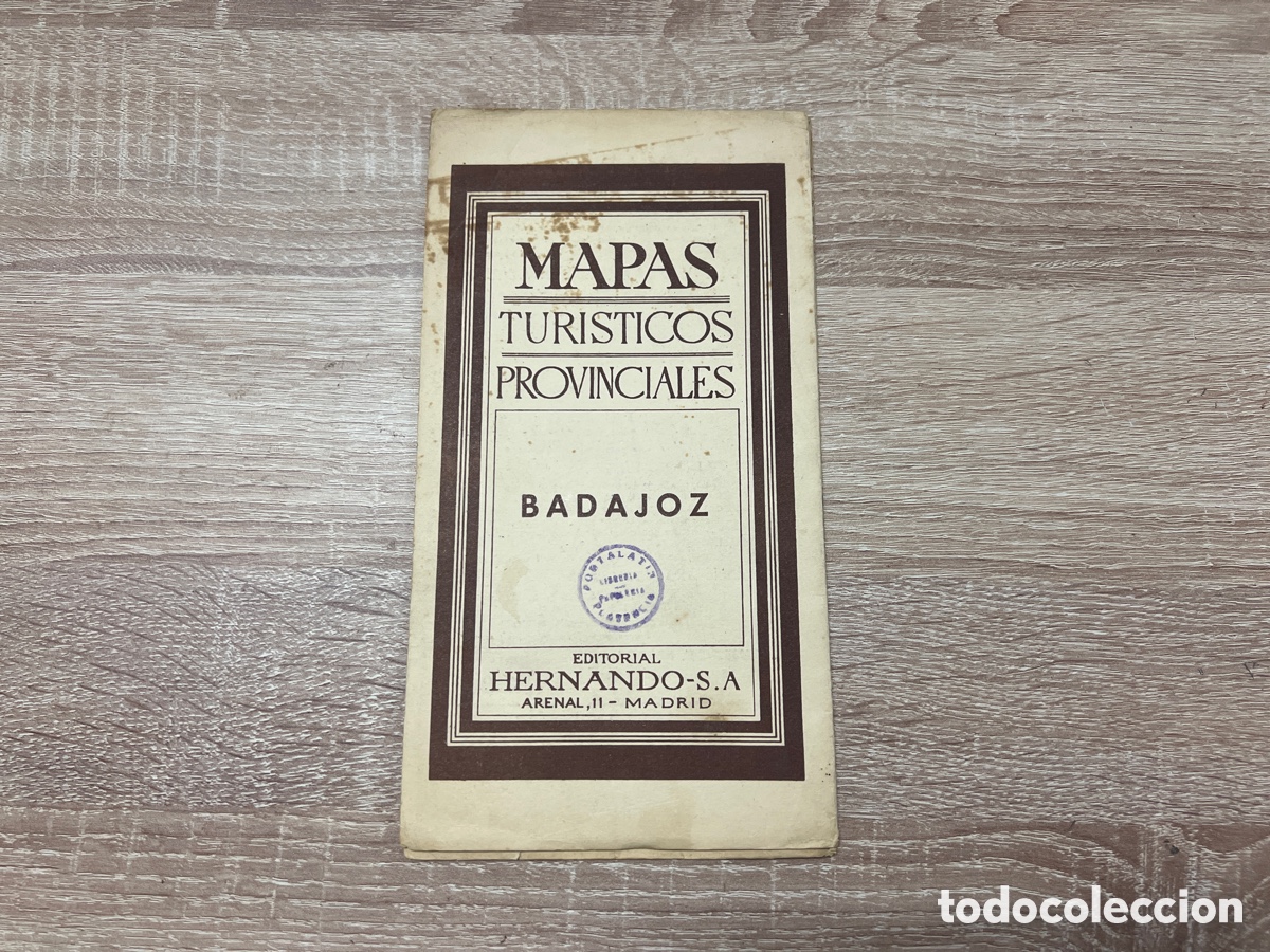 Mapas contempor&aacute;neos: MAPA BADAJOZ - MAPAS TURISTICOS PROVINCIALES EDITORIAL HERNANDO - Foto 1