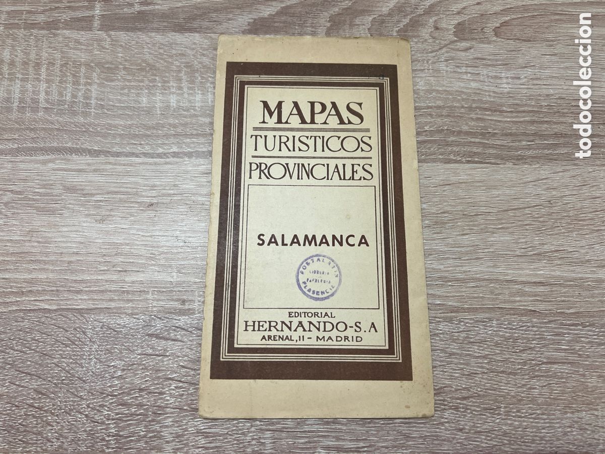 Mapas contempor&aacute;neos: MAPA SALAMANCA - MAPAS TURISTICOS PROVINCIALES EDITORIAL HERNANDO