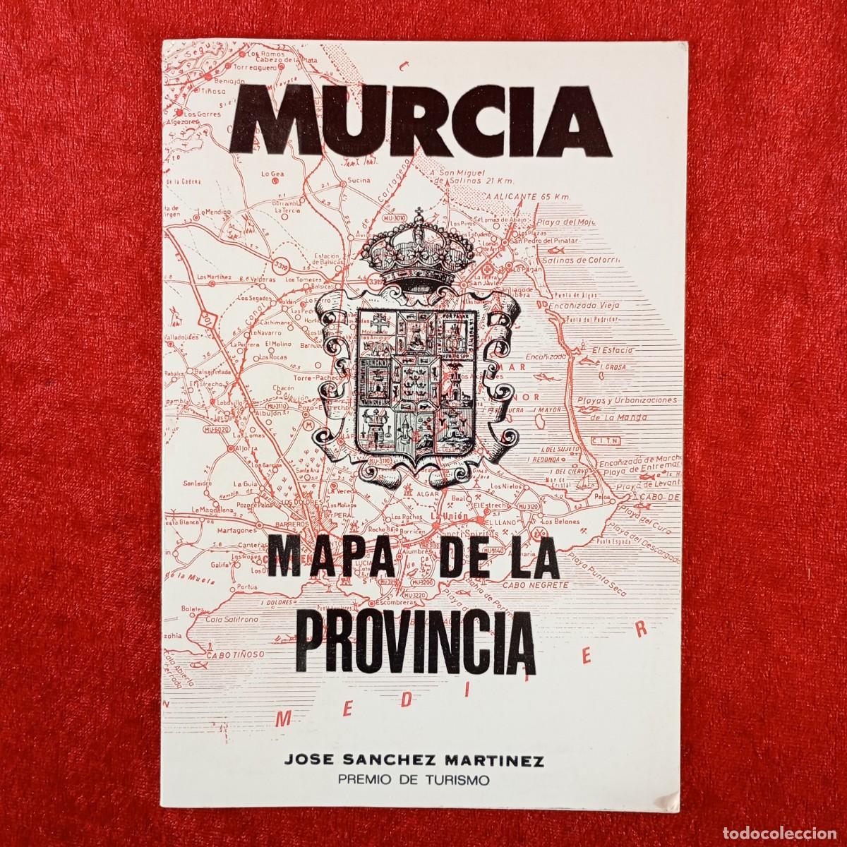 Mapas contempor&aacute;neos: MURCIA - MAPA DE LA PROVINCIA - JOSE SANCHEZ MARTINEZ - MARSAN - DATOS ESTAD&Iacute;STICOS / 2035