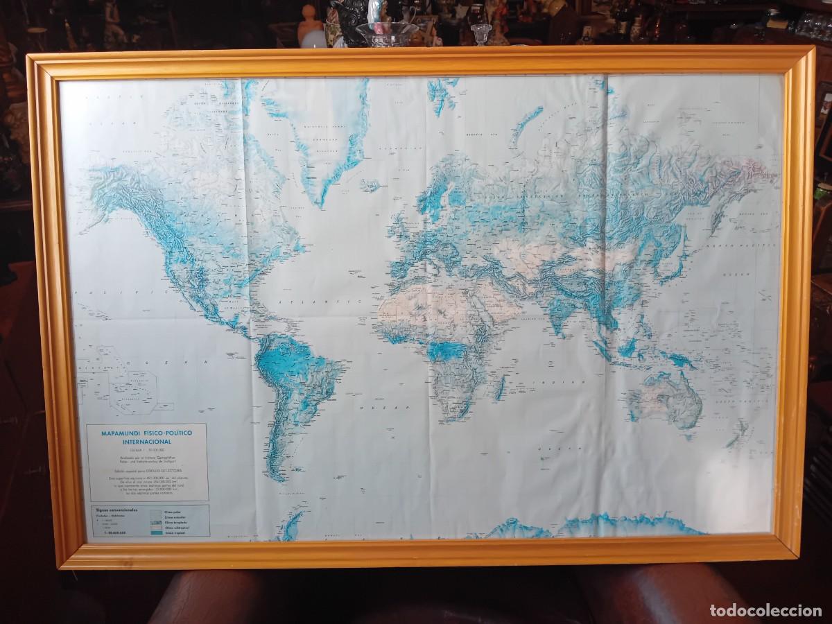 Mapas contempor&aacute;neos: Mapamundi f&iacute;sico pol&iacute;tico internacional edici&oacute;n especial para c&iacute;rculo de lectores