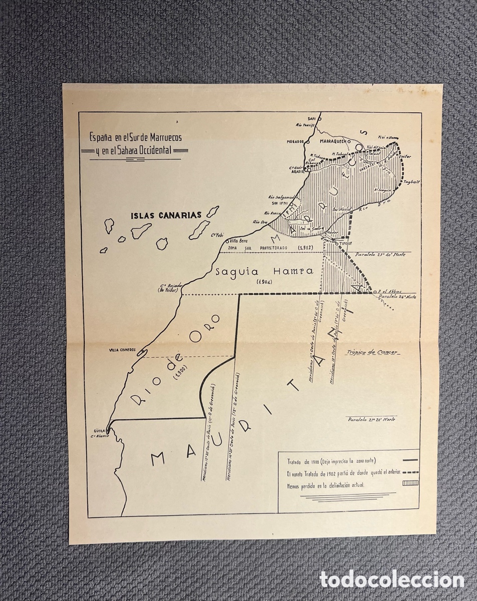 Mapas contempor&aacute;neos: SAHARA.. MaPa Espa&ntilde;a en el Sur de Marruecos y en el S&aacute;hara Occidental