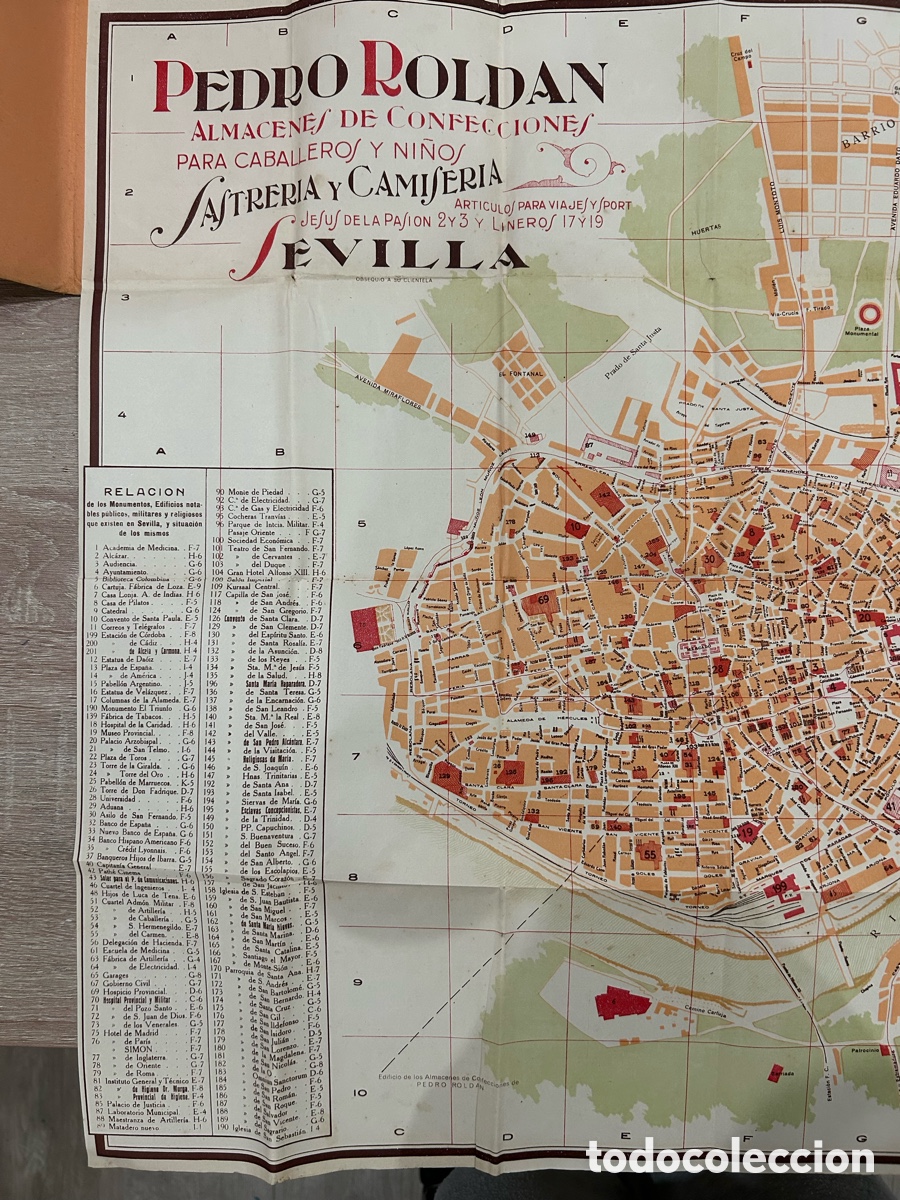 Mapas contempor&aacute;neos: Mapa de Sevilla 1929 - Foto 2