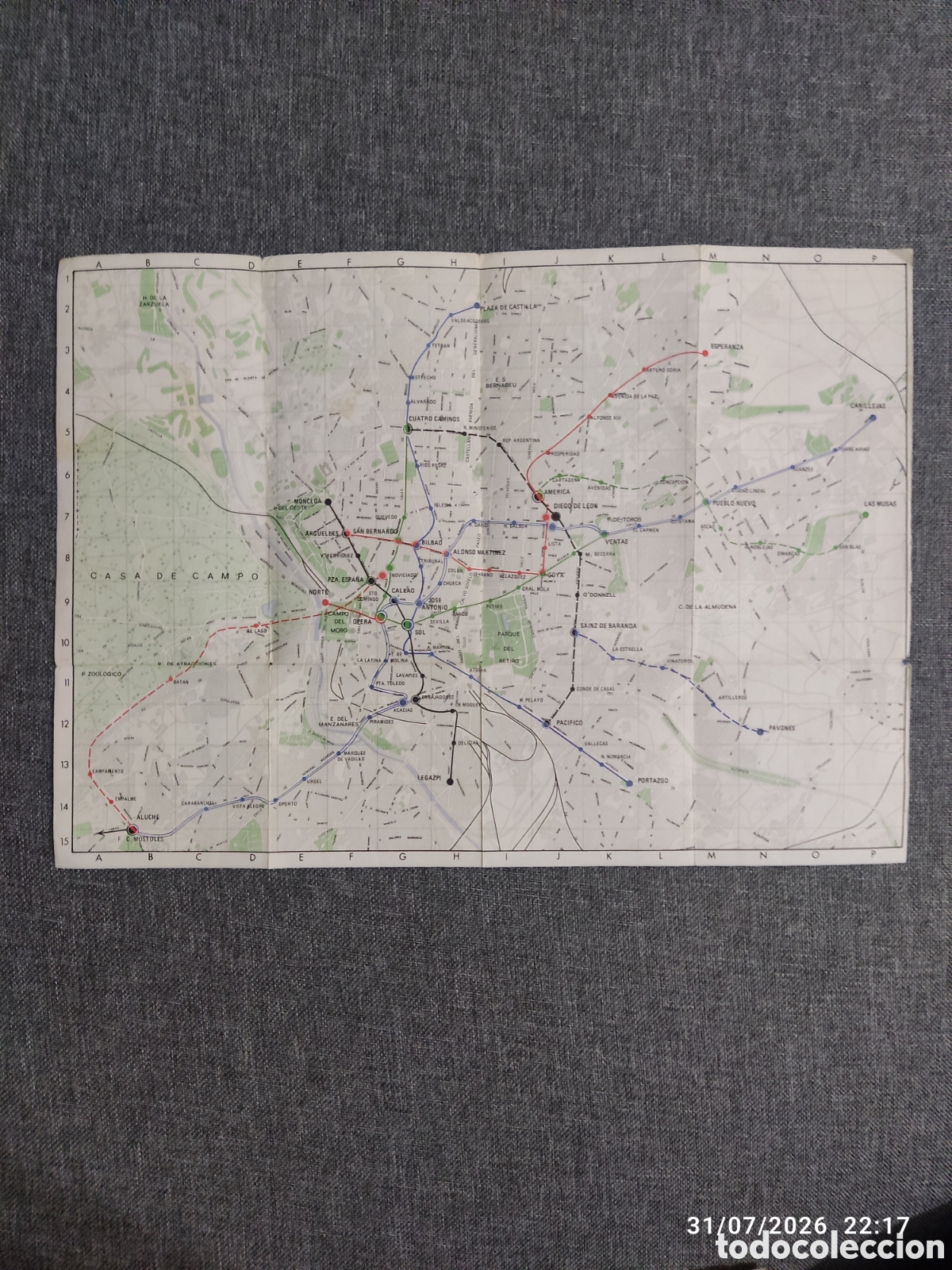 Mapas contempor&aacute;neos: Colecci&oacute;n planos de Metro Madrid - Foto 2