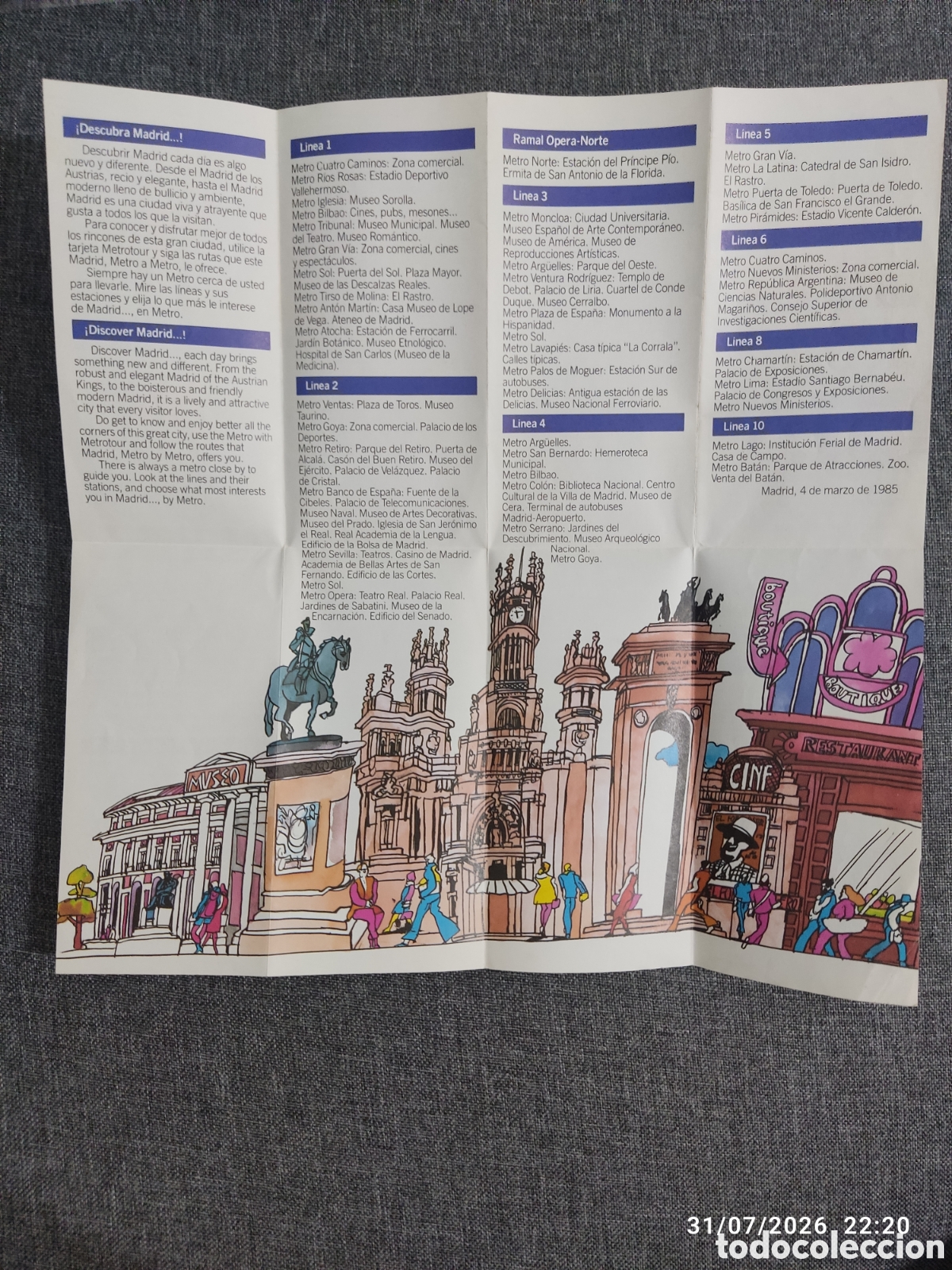 Mapas contempor&aacute;neos: Colecci&oacute;n planos de Metro Madrid - Foto 6