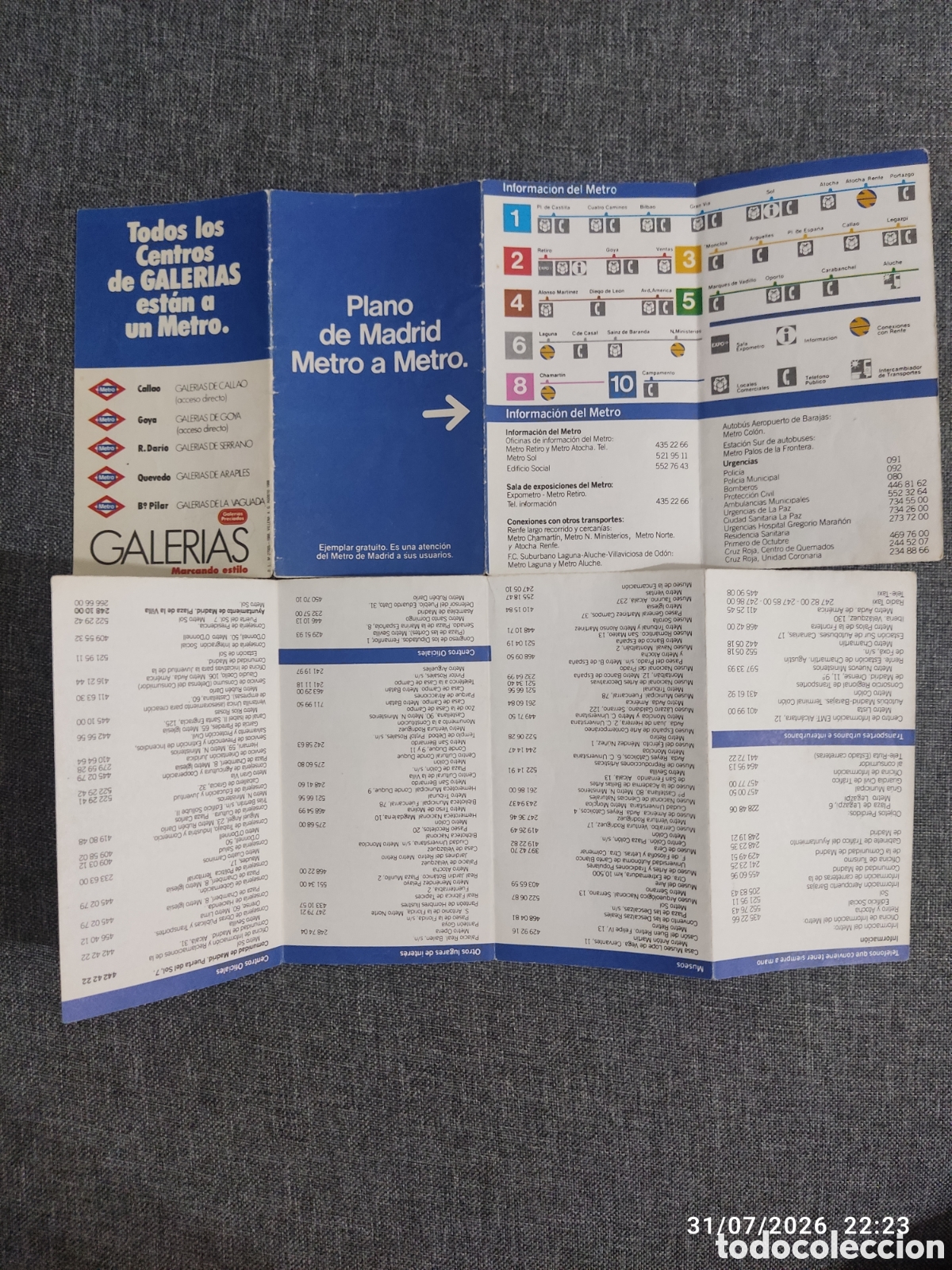 Mapas contempor&aacute;neos: Colecci&oacute;n planos de Metro Madrid - Foto 10