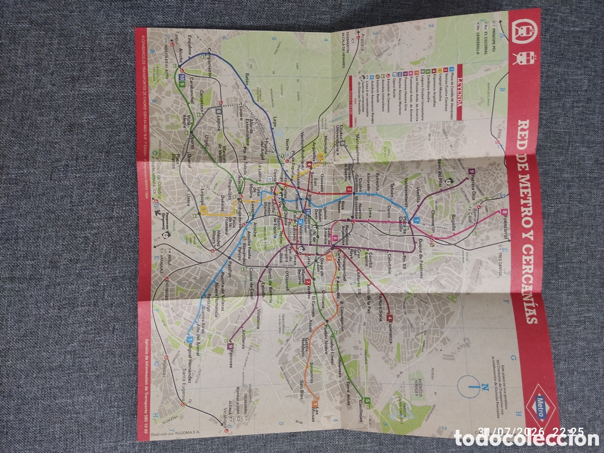 Mapas contempor&aacute;neos: Colecci&oacute;n planos de Metro Madrid - Foto 13