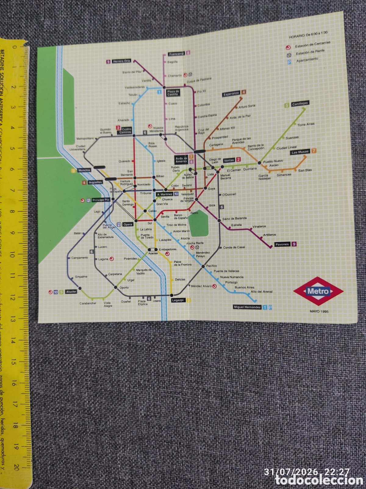 Mapas contempor&aacute;neos: Colecci&oacute;n planos de Metro Madrid - Foto 15