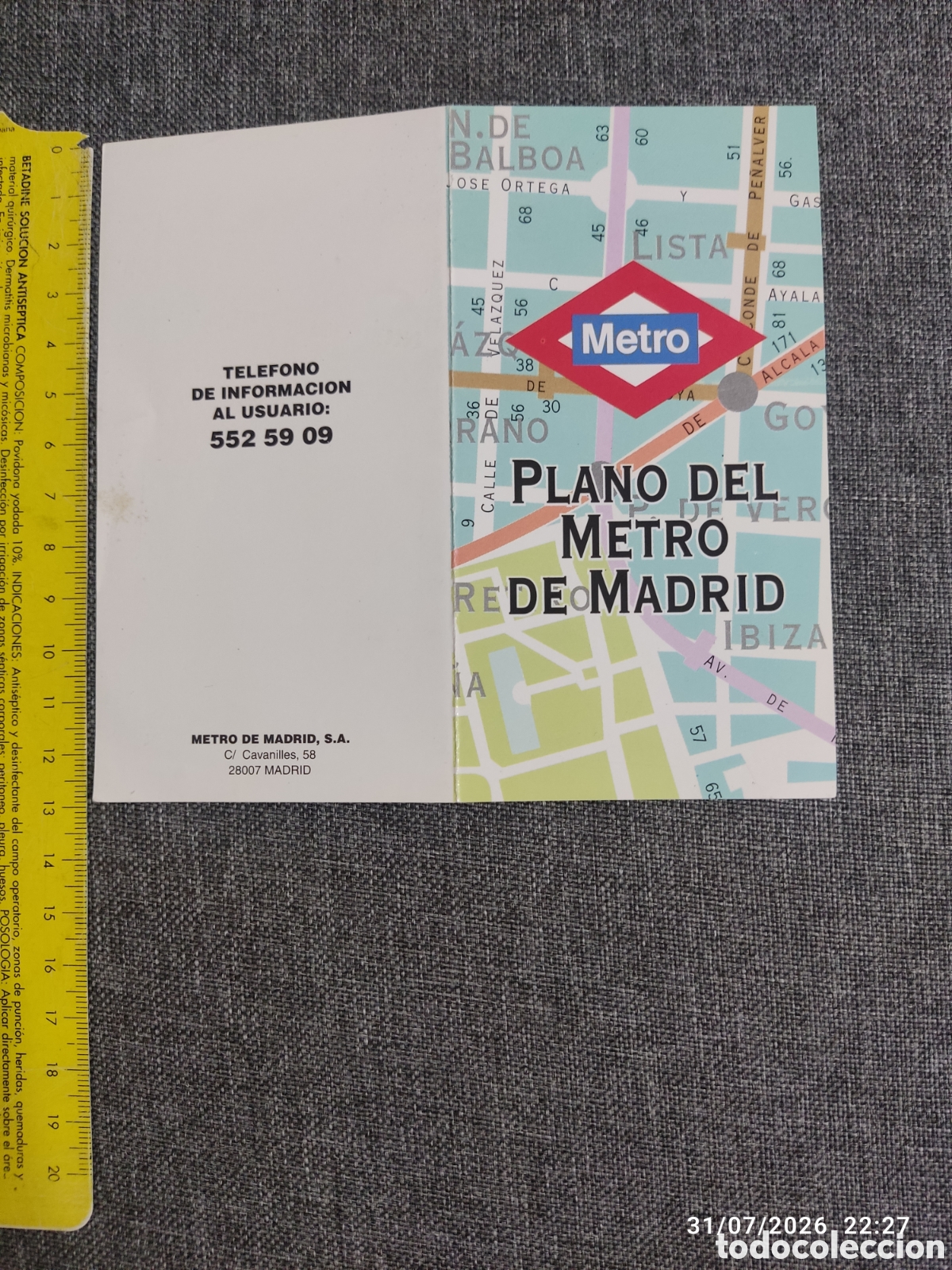 Mapas contempor&aacute;neos: Colecci&oacute;n planos de Metro Madrid - Foto 16